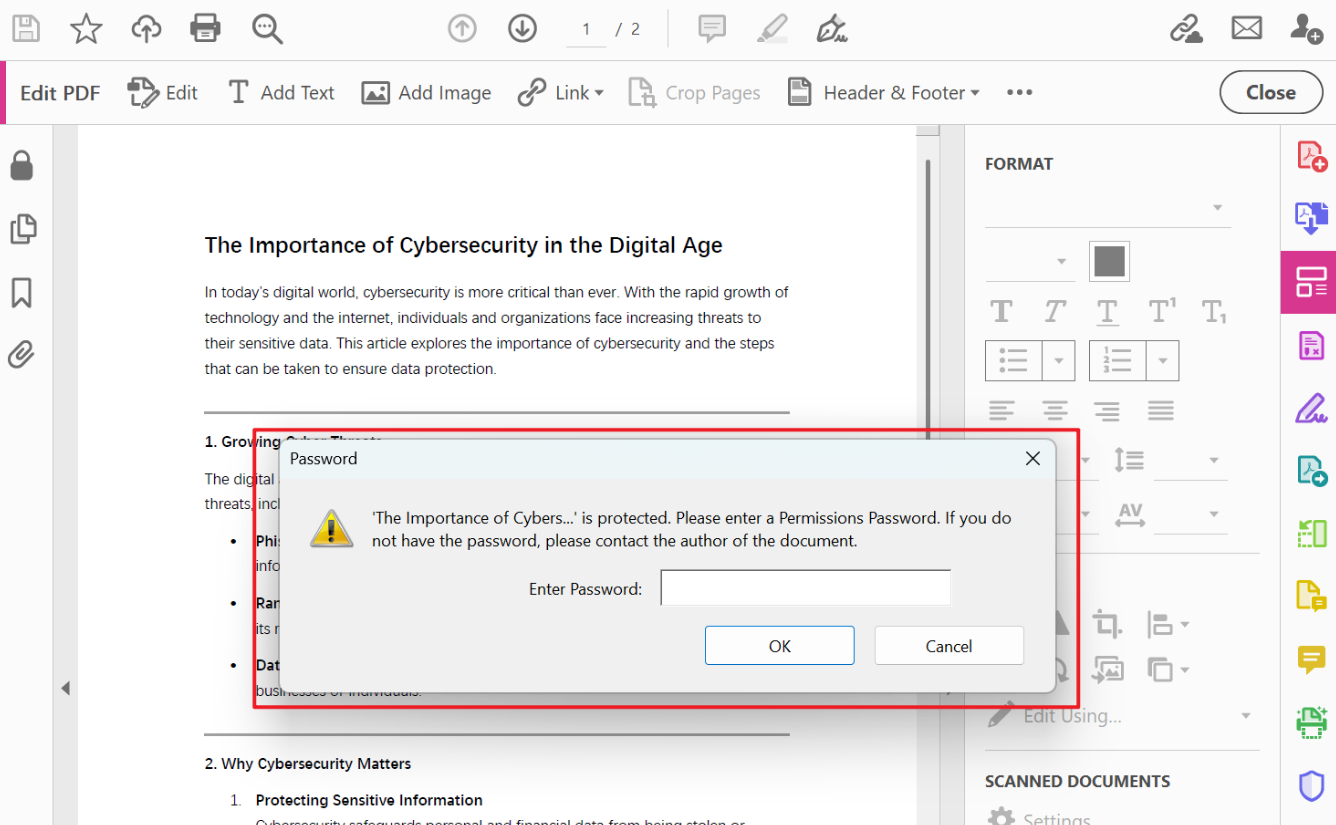 image-批量添加PDF只讀密碼,PDF設置只能複製打印,多個PDF文檔設置不能修改