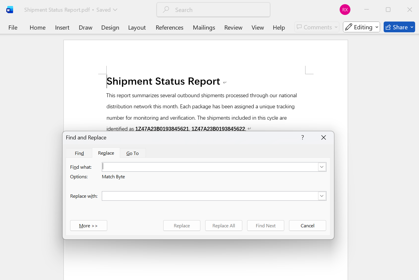 image-PDF 關鍵字批量模糊替換,PDF 數字編號批量替換,PDF 使用正則表達式批量替換