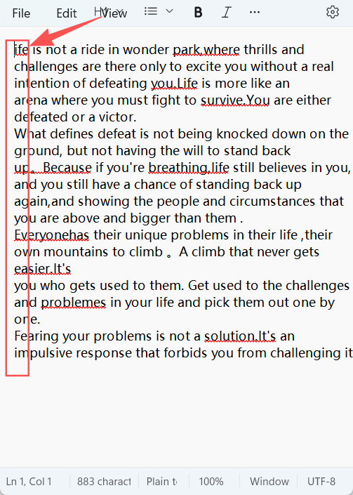 image-删除记事本每行开头空格,txt每行前面的空白怎么去掉,批量删除每行开头的空白