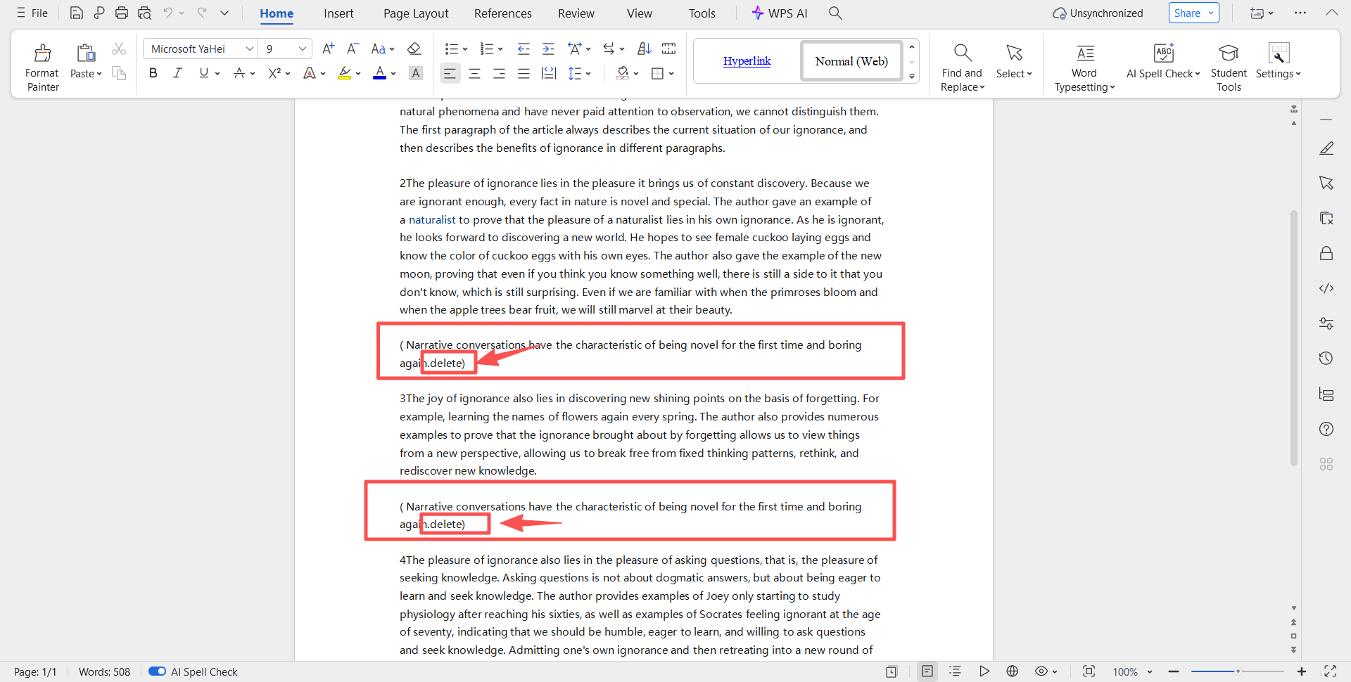 image-批量刪除含關鍵詞的段落,怎麼刪掉帶關鍵詞的段落,刪除帶關鍵字的段落