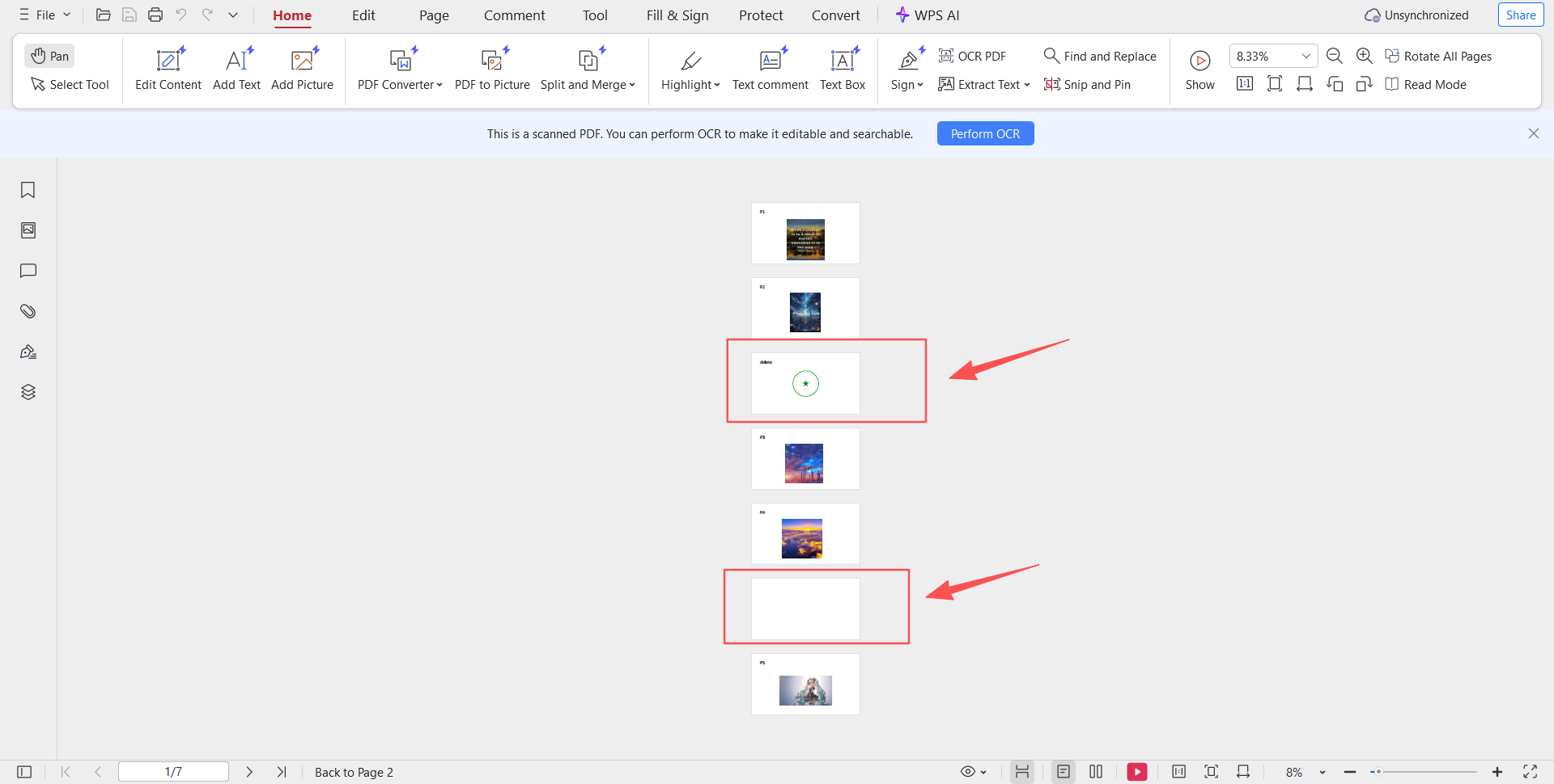 image-刪除PDF指定頁面,自定義刪除PDF頁面,去掉PDF中的某些頁