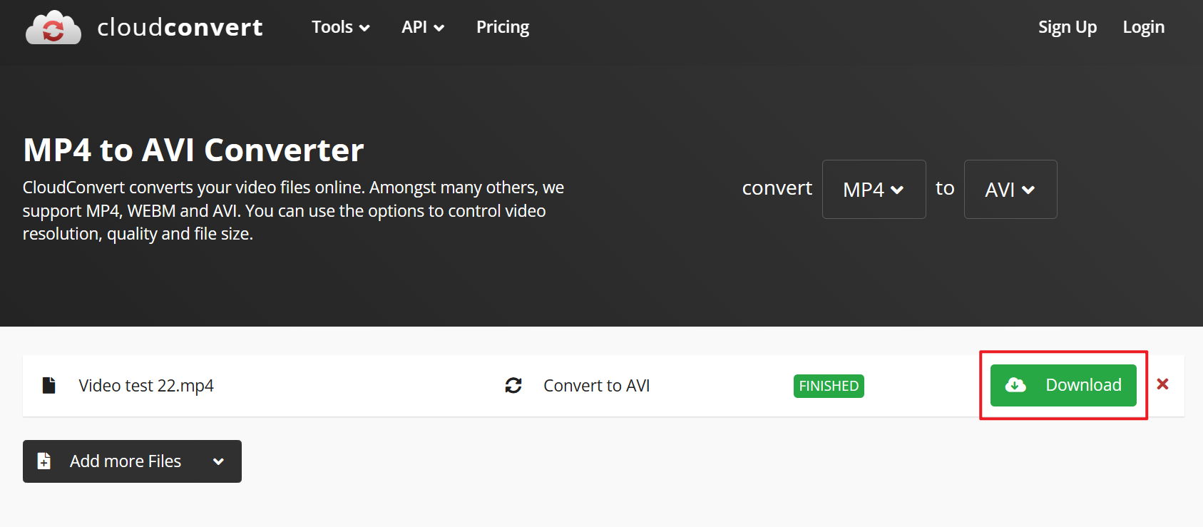 image-MP4 批量转 AVI,视频格式转换工具,视频批量转为 AVI