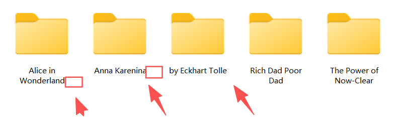 image-刪除文件夾名稱中的文本,刪除文件夾名文字,文件夾名稱刪除文本