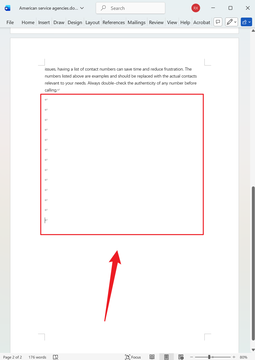 image-Word 删除末尾空白行,批量删除 Doc,Docx 空白行,Word 结尾空白清除