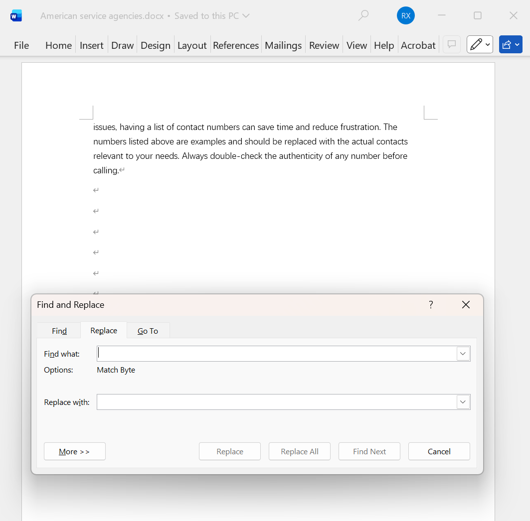 image-Word 删除末尾空白行,批量删除 Doc,Docx 空白行,Word 结尾空白清除