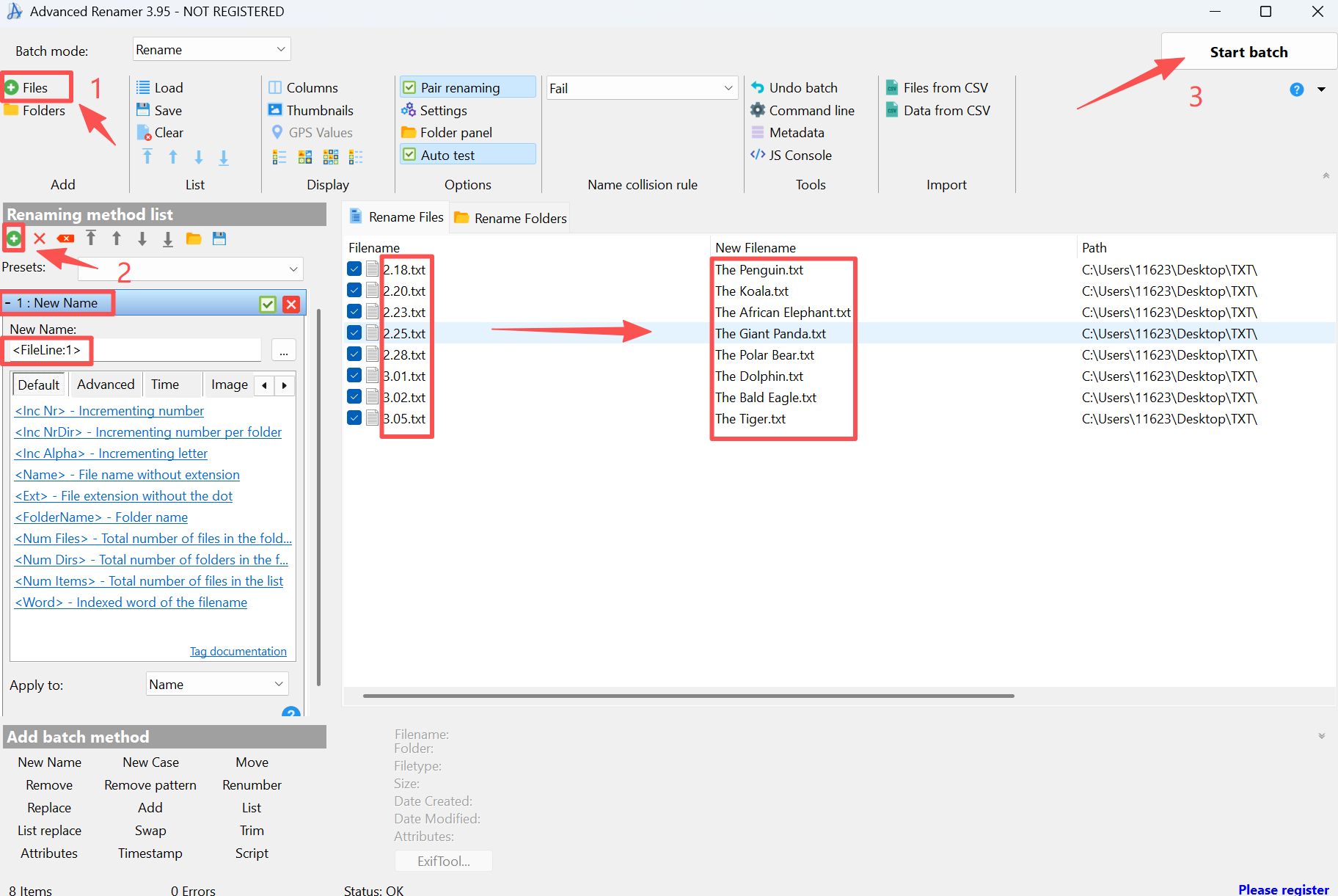 image-文件批量重命名,TXT批量重命名,提取文字自動重命名文件