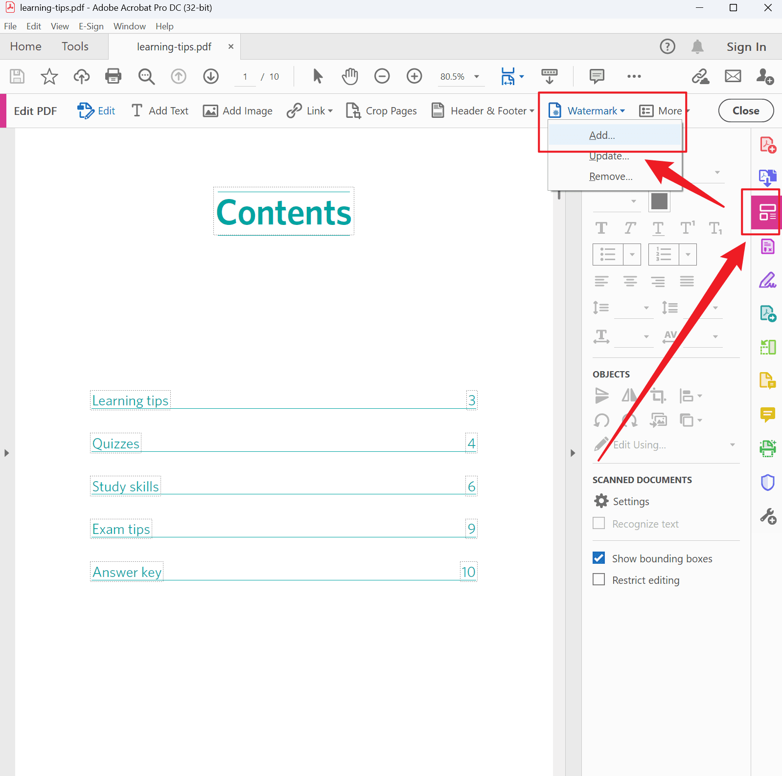 image-PDF 添加文字水印,PDF 加水印工,PDF 水印添加方法