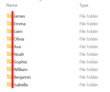 image-批量修改文件夾名稱,文件夾名前插入文字,批量重命名文件夾