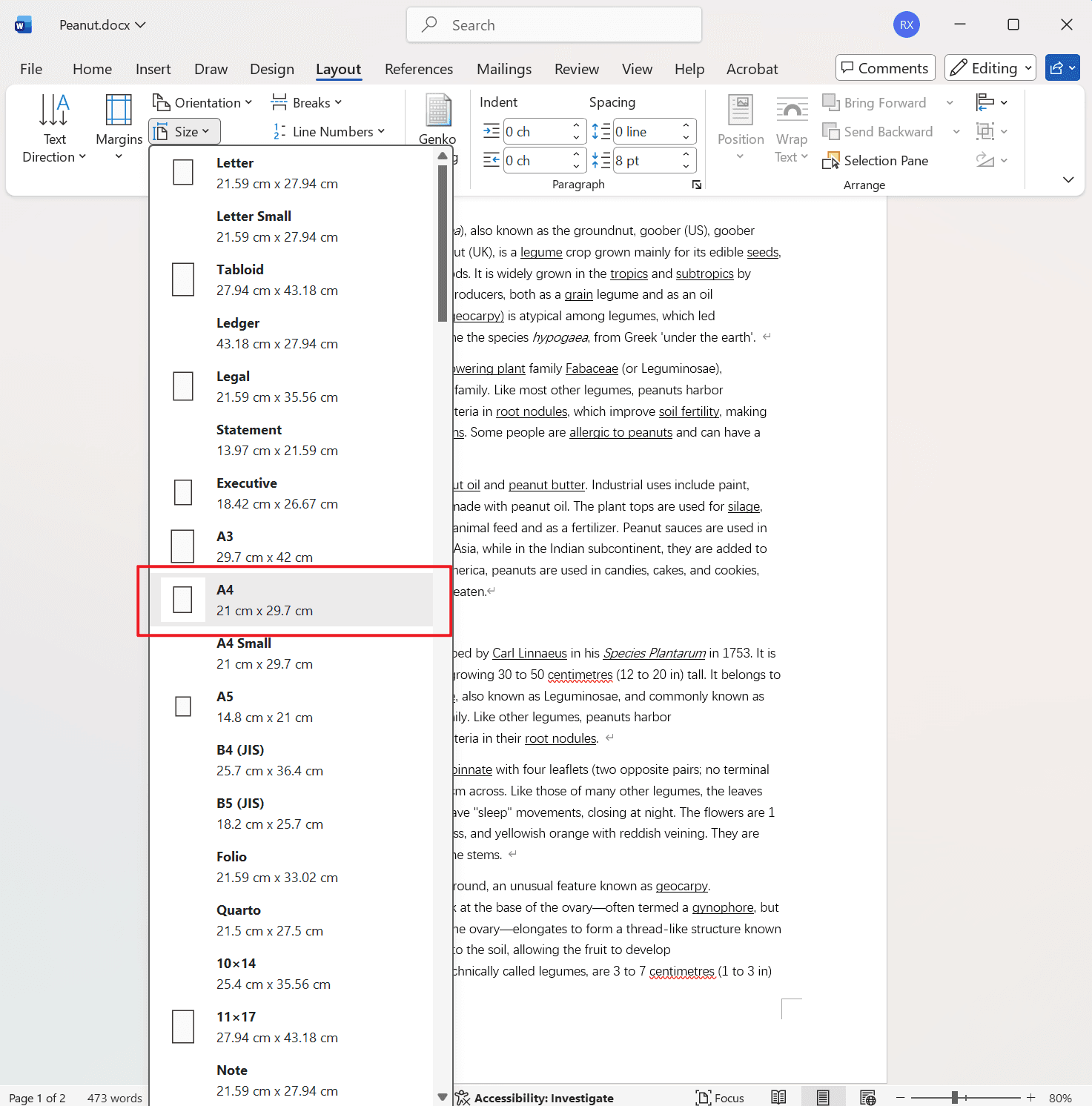 image-Word批量修改纸张大小,Word修改页面布局,docx纸张大小批量设置