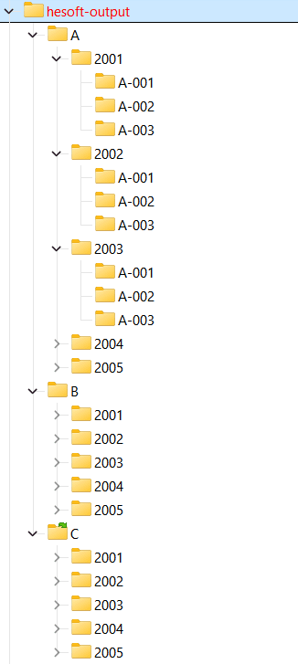 image-根据模板文件夹批量创建文件夹,批量生成文件夹,保留文件夹结构复制,办公软件批量处理文件
