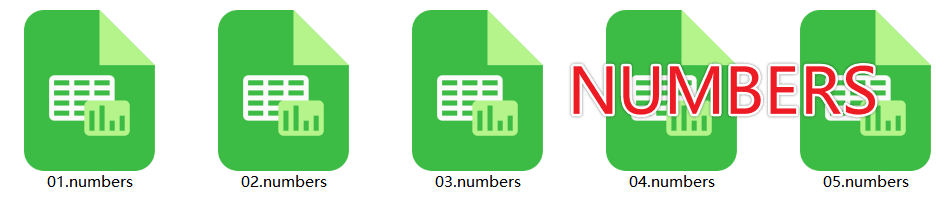 image-Excel转Numbers,批量转换Excel,xlsx转numbers