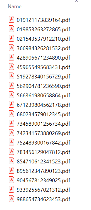 image-PDF按数字分类,文件名首个数字归档,批量分类PDF文件,文件整理办公软件,自动创建分类文件夹