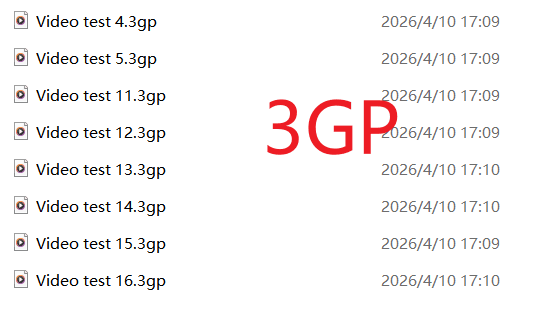 image-多个MP4转3GP,批量转3GP,视频文件格式转换