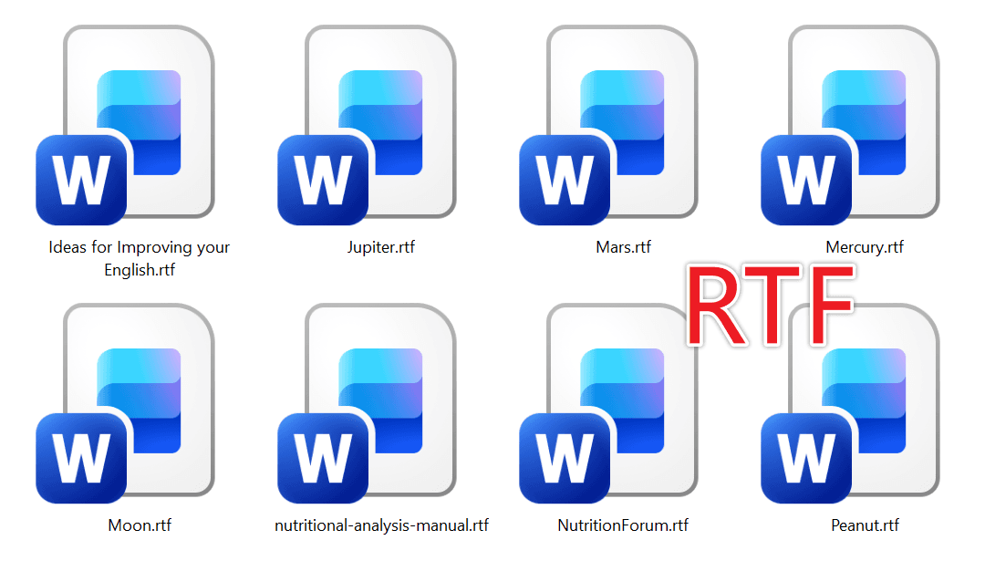 image-Word批量另存为RTF,多个docx转RTF,Word富文本格式,批量文件转换,办公软件批处理