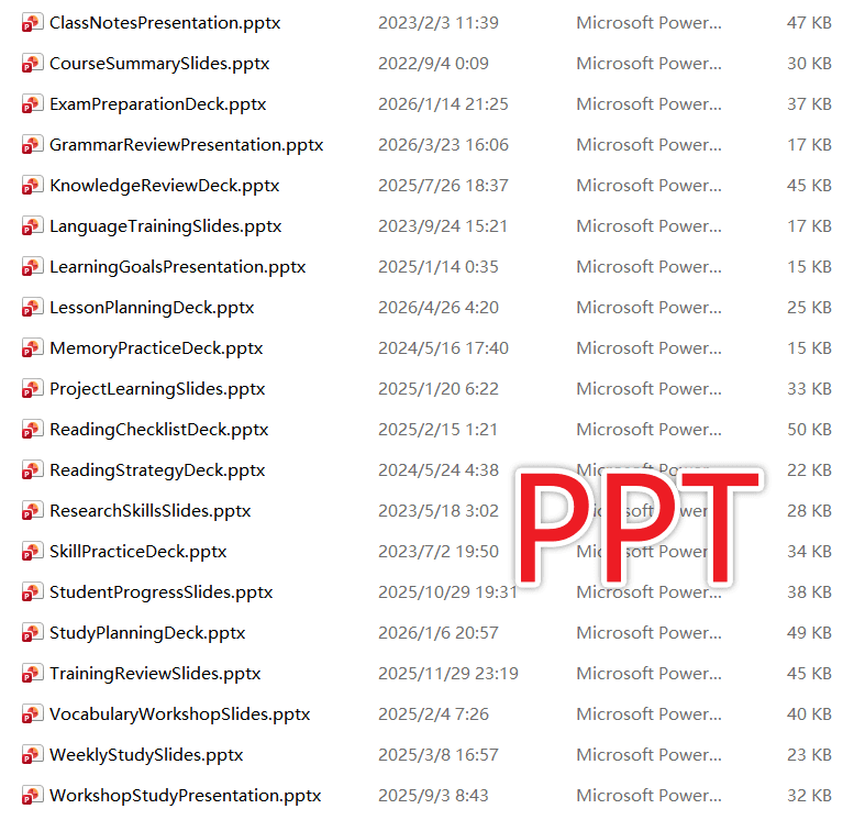 image-PPT文件台账,批量提取PPT页数,PPT路径汇总Excel,PowerPoint元数据统计