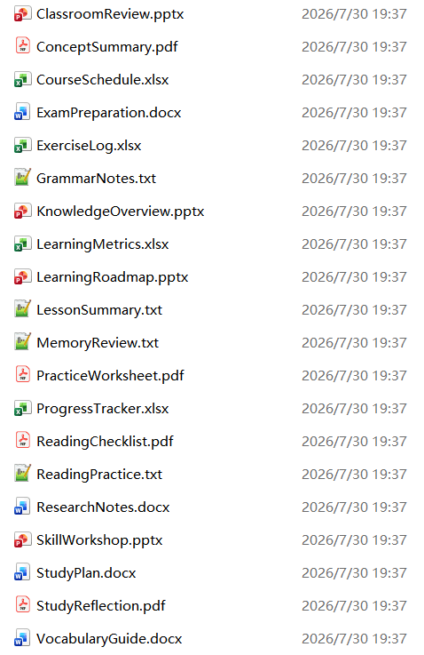 image-多个文件路径汇总Excel,Word文件路径统计,PDF文件清单,PPT文件信息统计,Excel文件目录生成